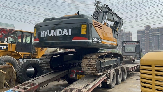 중고용 현대 220LC-9S 발굴기 원본 페인트 90kW 파워 리우안 수압 밸브