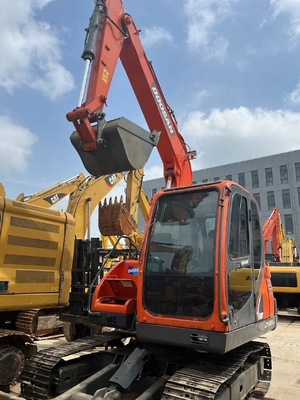 높은 작동 효율 원본 엔진 Doosan DX80 사용 된 발굴기 일본 발굴기