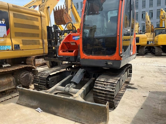 높은 작동 효율 원본 엔진 Doosan DX80 사용 된 발굴기 일본 발굴기