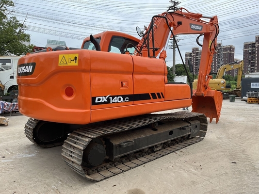 중고용 수압 크롤러 디버 14TON 운영 무게 Doosan DX140LC 발굴기