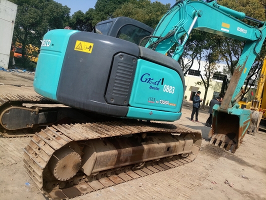 KOBELCO 사용 된 크롤러 발굴기 SK135S 좋은 상태 원본 페인트 수압 발굴기