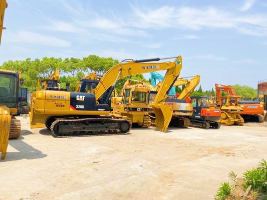 사용 된 CAT 320D 발굴기 건설 기계 크롤러 발굴기 일본 원본 90%