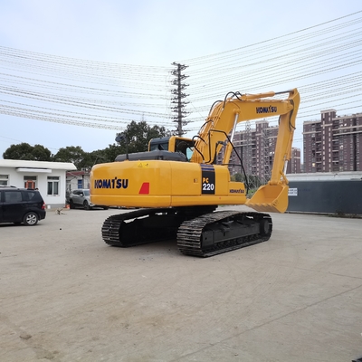 95KW 사용 된 코마쓰 PC220 건설용 발굴기 22TON 기계 일본