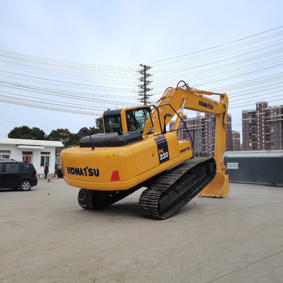 95KW 사용 된 코마쓰 PC220 건설용 발굴기 22TON 기계 일본
