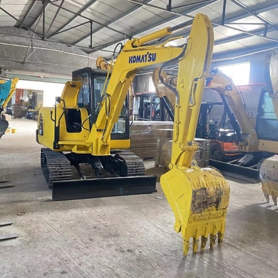 일본에서 사용 된 미니 디거 5.6TON KOMATSU PC56 크롤러 발굴기 저연료 소비