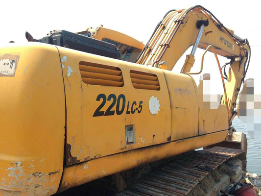 한국 오리지널 22톤 현대 220LC-5 중고용 크롤러 디버