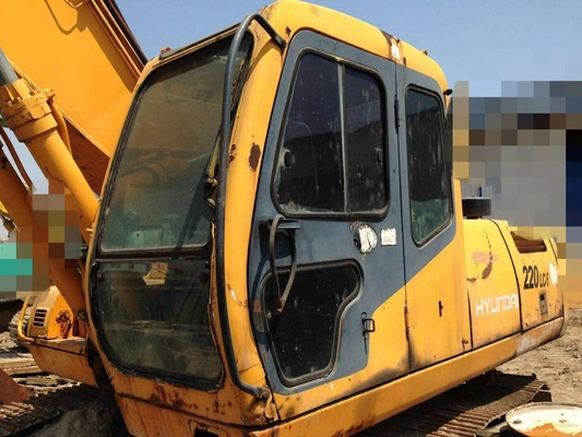 한국 오리지널 22톤 현대 220LC-5 중고용 크롤러 디버