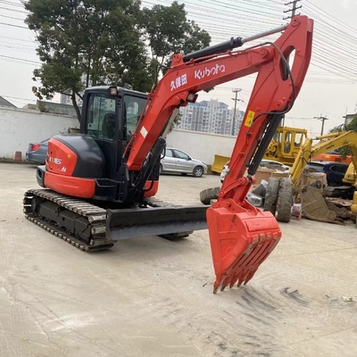낮은 작업 시간 6톤 KUBOTA KX165-5 발굴기 일본 원본 수압 미니 발굴기