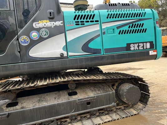 일본에서 오리지널 페인트와 리우안 수압 펌프와 함께 사용 된 디거 코벨코 SK210LC