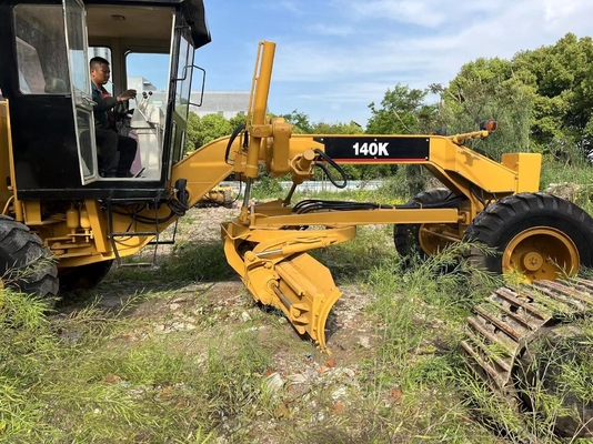 9 톤 이동형 발굴기 사용 된 Caterpillar 140H 140G 140K 모터 등급