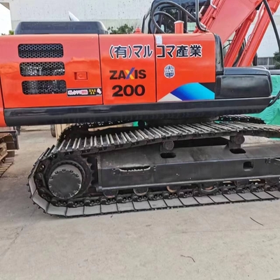 사용 된 히타치 ZX200-3G 크롤러 발굴기 112kW 전력 및 0-2000 작업 시간