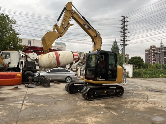 좋은 상태 사용 된 Caterpillar Excavator CAT 307E2 일본 엔진의 바퀴 발굴기