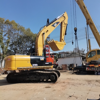 오리지널 디거 29톤 Caterpillar CAT 329DL 수압 밸브가 있는 사용된 발굴기