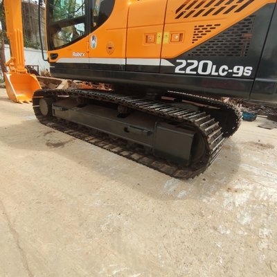 22000 KG 기계 무게 사용 된 현대 HX220 L 발굴기 125KW 수압으로 크롤러