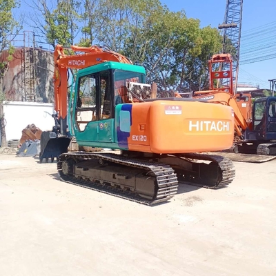 사용 된 히타치 EX120 크롤러 발굴기 1200 KG 기계 무게