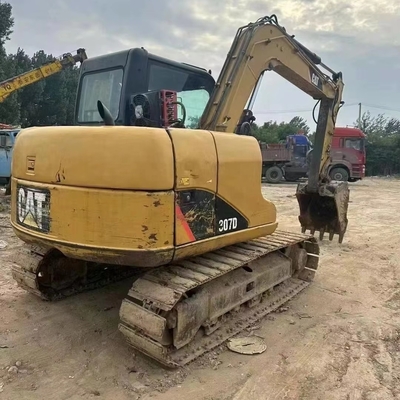 일본에서 사용 된 중량 장비 Cat307D 크롤러 발굴기 원본 페인트
