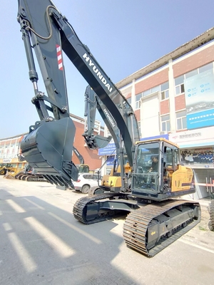 사용 된 현대 HX220L 발굴기 22 톤 크롤러 머신