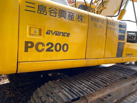 2021년 사용된 코마쓰 PC200 발굴기 20TON 크롤러 발굴기 원본 페인트