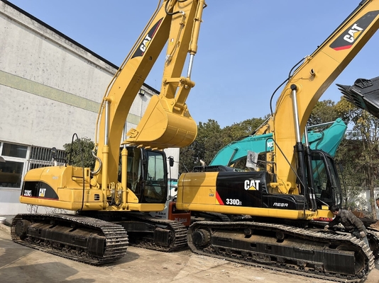일본 사용 된 CAT 330D2 발굴기 및 공사 효율성을 위해 사용 된