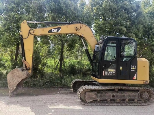 CAT 308E 사용된 미니 발굴기 CAT 엔진 사용된 8TON 작동 무게