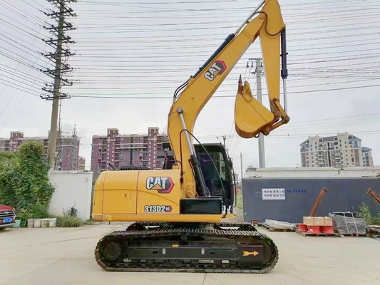 74.5kW 일본제 래터필러 바퀴 발굴기 사용된 카트 313D2GC 좋은 상태와 내구성