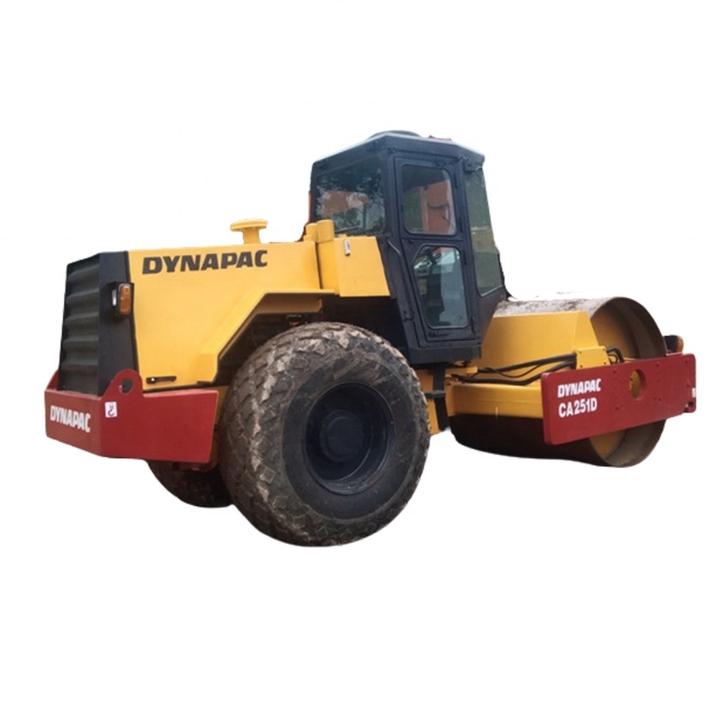 사용 된 9TON 일본 EPA 엔진 CA251 수압 도로 롤러 다이나팩 CA251 원본 페인트