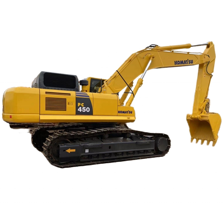 코마쓰 PC450-8 EPA 엔진과 함께 상하이에서 좋은 상태로 사용 된 크롤러 디거