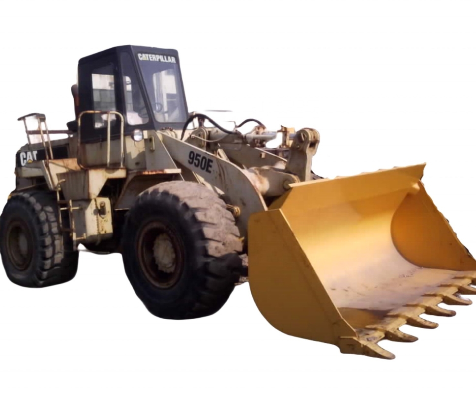 에너지 광산 산업용 6 톤 부하량 사용 된 Caterpillar CAT950E 바퀴 로더