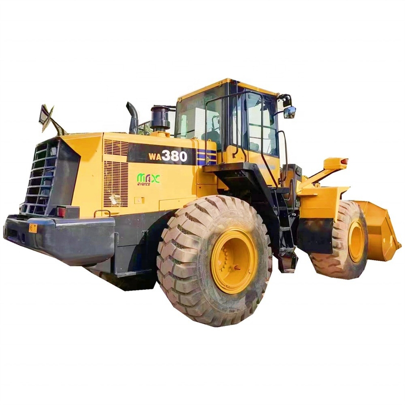 KOMATSU WA380 휠 로더 일본 제조 최전단 로더