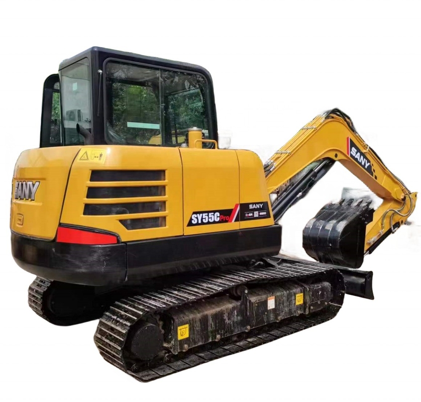 원본 페인트 SANY 55C EPA 엔진과 0.35m3 버킷 용량