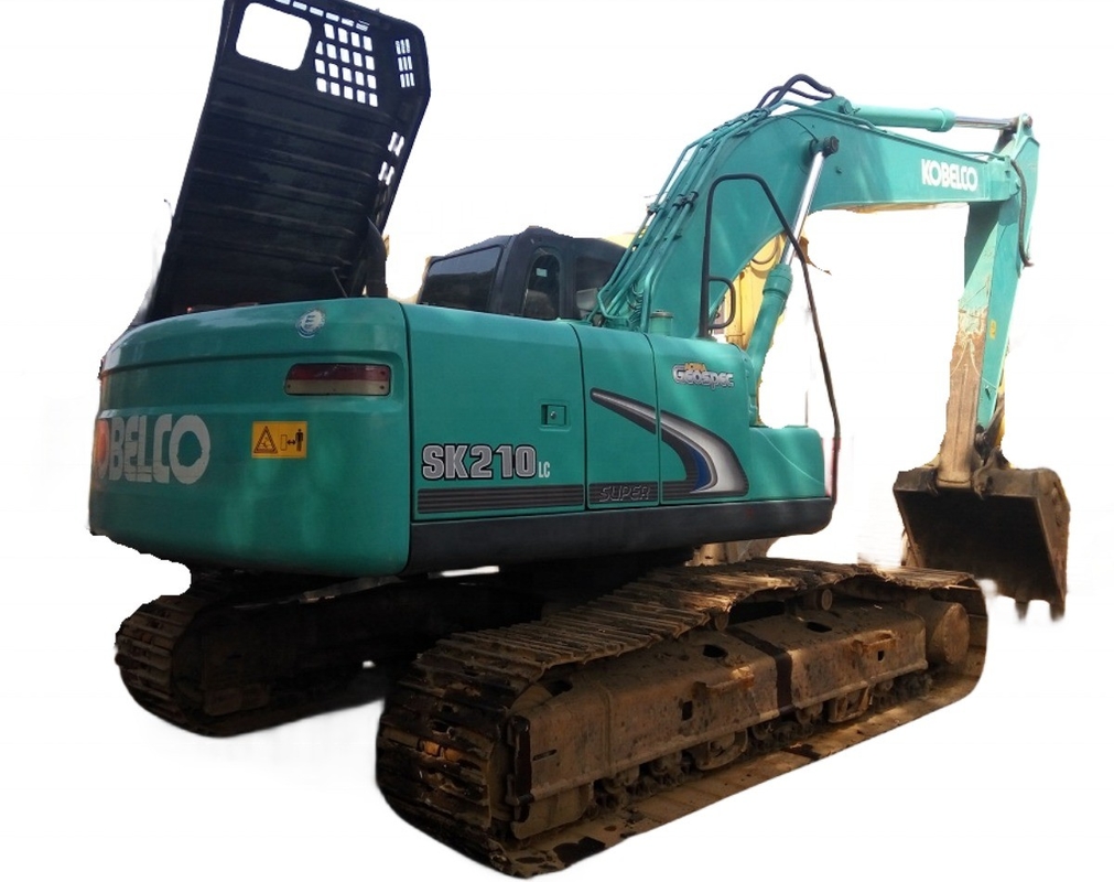사용 된 발굴기 Kobelco SK210LC 일본 원본 트랙터 저연료 소비