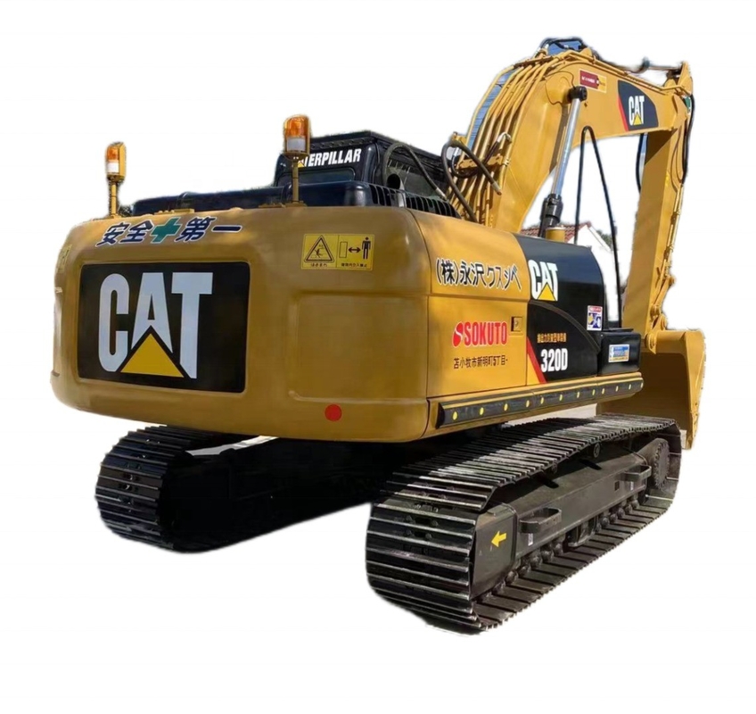 사용된 캐터필러 발굴기 일본 EPA 엔진 CAT 320D 96KW 수압 발굴기 크롤러