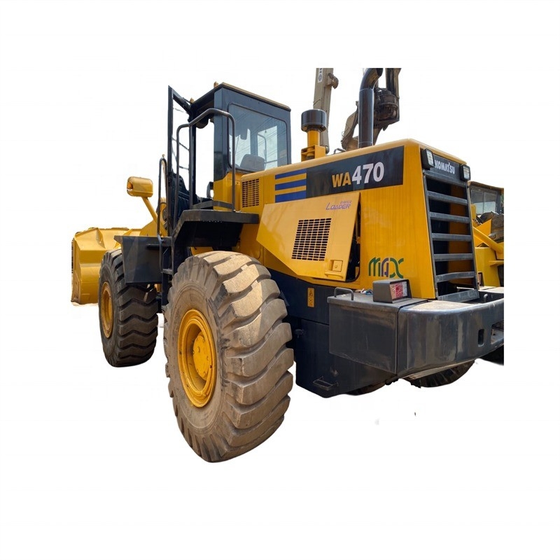 중고용 코마쓰 WA470 휠 로더 스키드 로더 194KW 건설 공사용