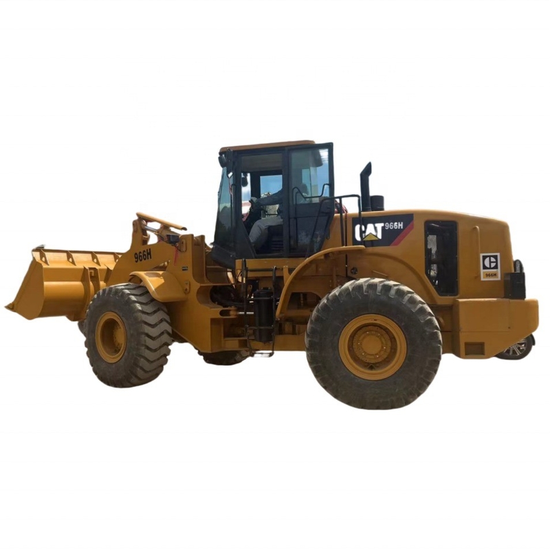 이동형 바퀴 일본 사용 된 Caterpillar 966H 바퀴 로더와 데니스온 수압 펌프