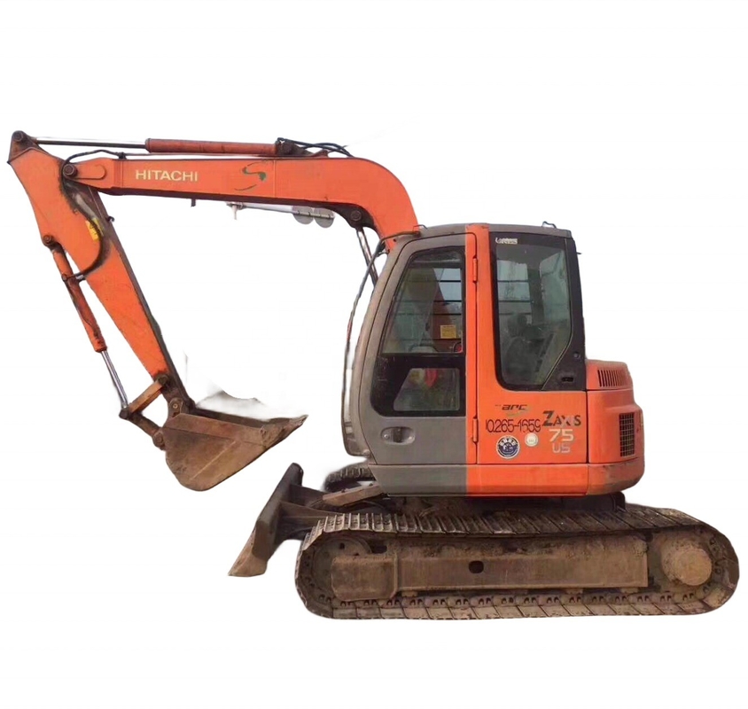 원본 일본 7T 발굴기 히타치 zx75us zaxis75us EPA 엔진을 가진 크롤러 디거