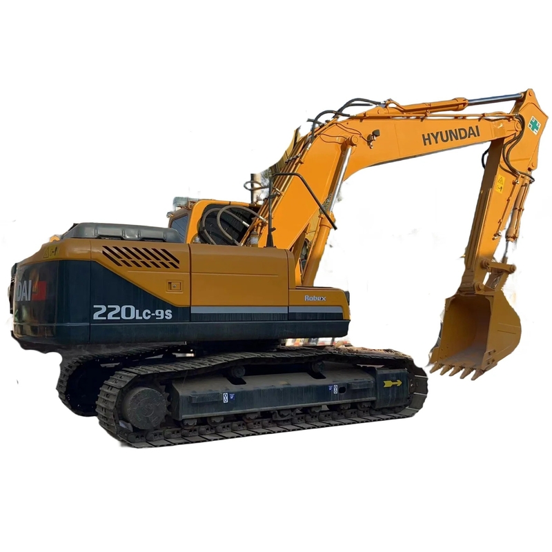 오리지널 페인트 현대 220LC-9S 발굴기 96KW 엔진과 EPA 인증