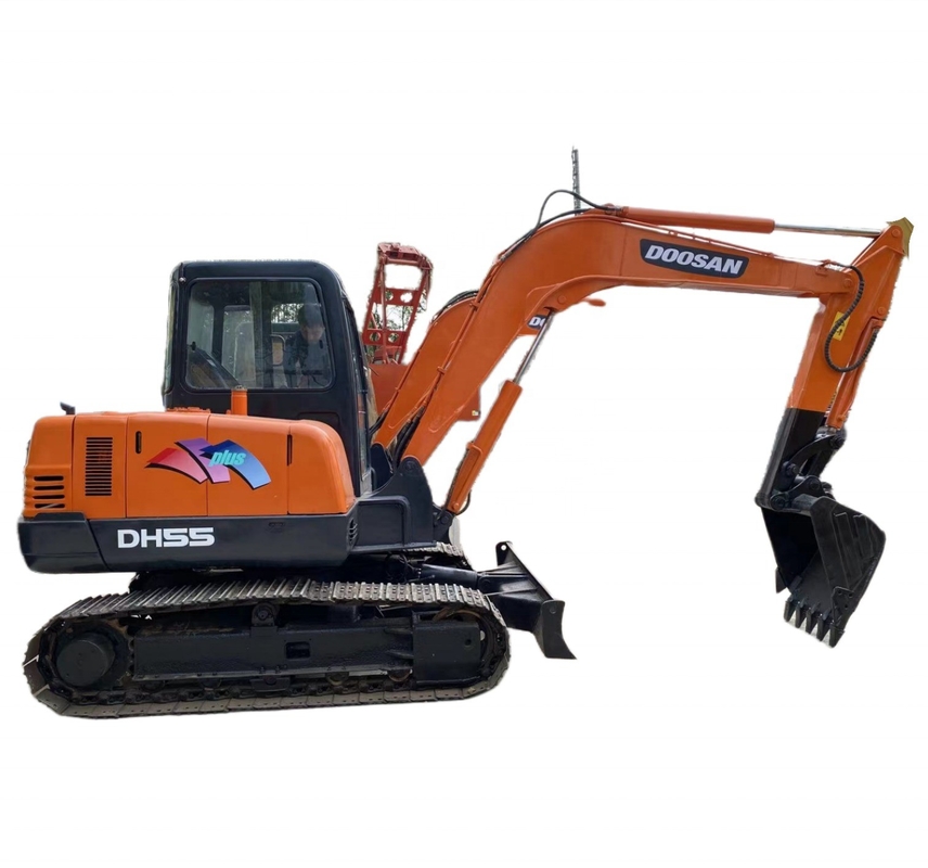 사용 된 Caterpillar Excavator DH55 DH60 EPA 엔진을 가진 원본 페인트 크롤러 발굴기