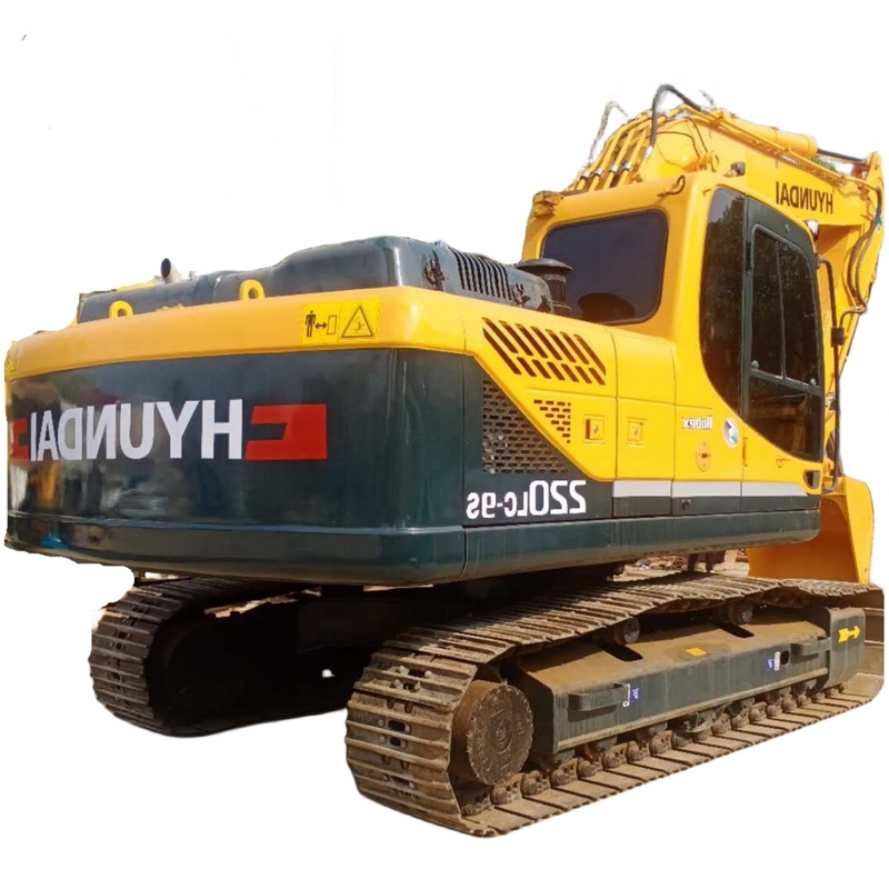 사용 된 디거 현대 220LC-9S 엑스카버 20톤 0.3m3 버킷 용량 한국