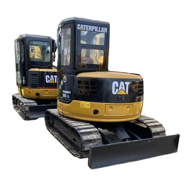 사용 된 CAT305 미니 발굴기 0.8 TON 운영 무게와 수압 시스템