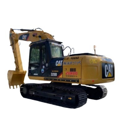 20000kg 사용 된 원본 페인트 디젤 발굴기 크롤러 발굴기 Caterpillar 320D