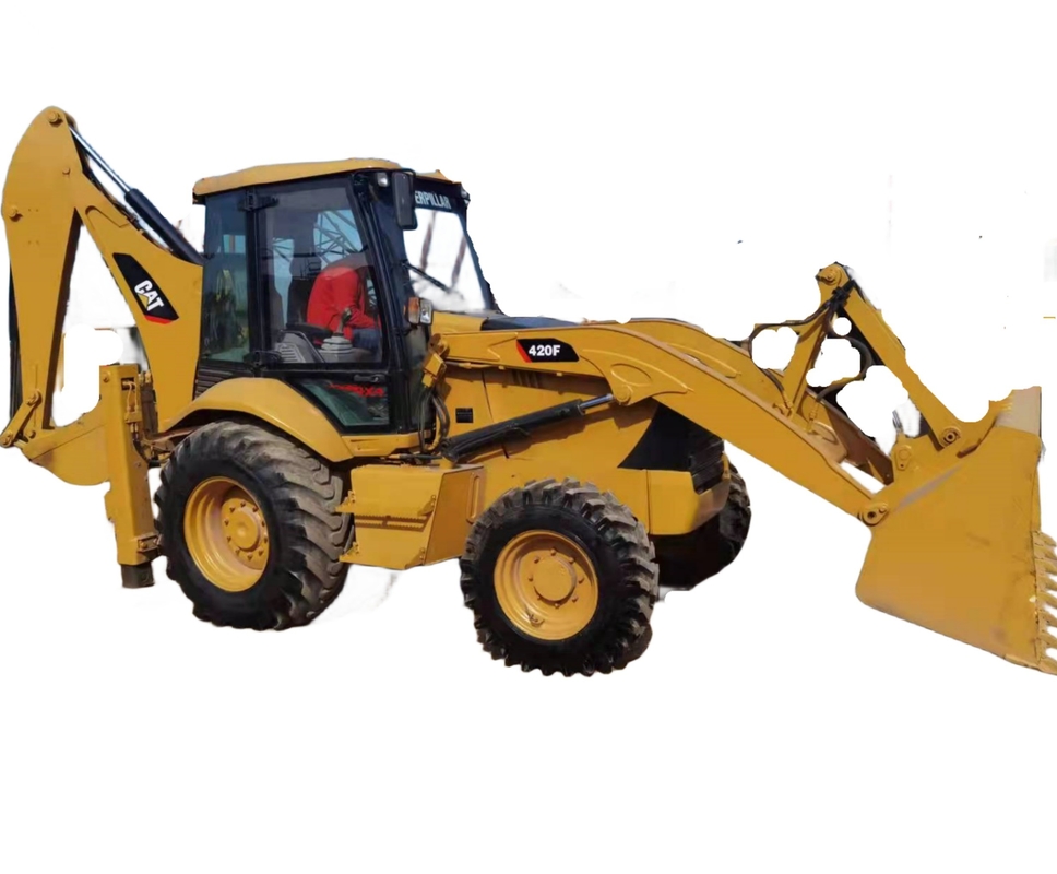 CAT 420F 발굴기 일본 오리지널 로더 420 0-2000 작업 시간으로 사용 된 배크호