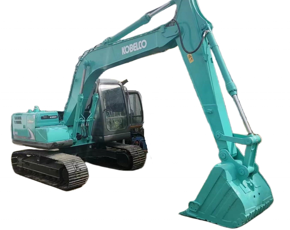 원본 일본 14T 발굴기 Kobelco SK140 상하이 좋은 상태 크롤러 디거