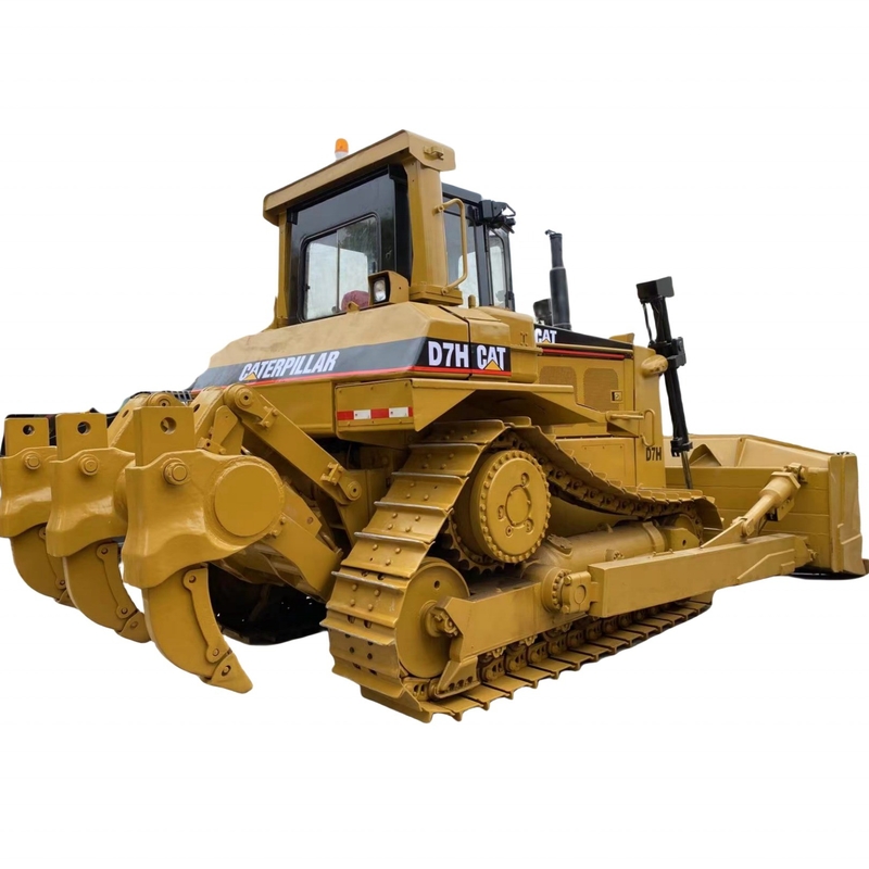 일본 오리지널 Caterpillar D7H 사용 된 볼도저 15 톤 4m3 도징 용량