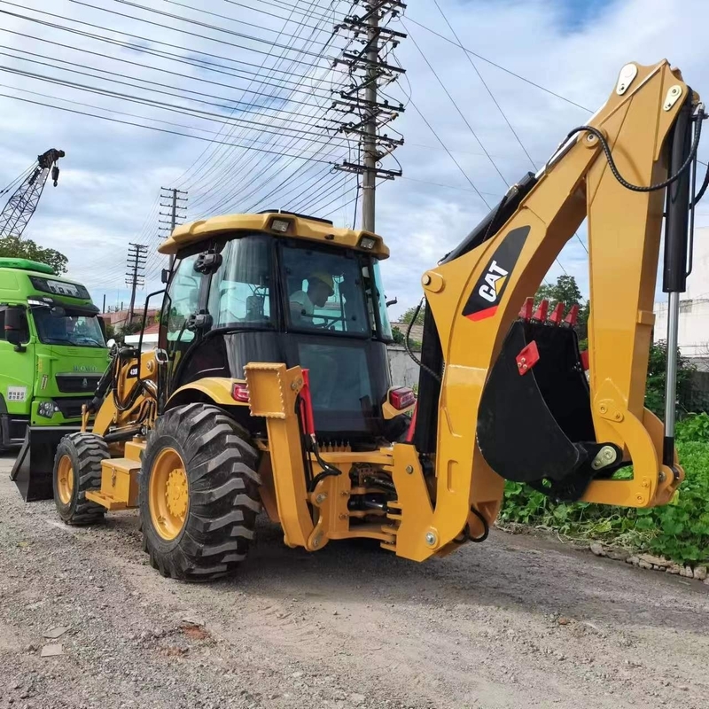 CAT 420F 20톤의 운용량과 0~2000시간의 작업시간을 가진 사용된 배크호 로더