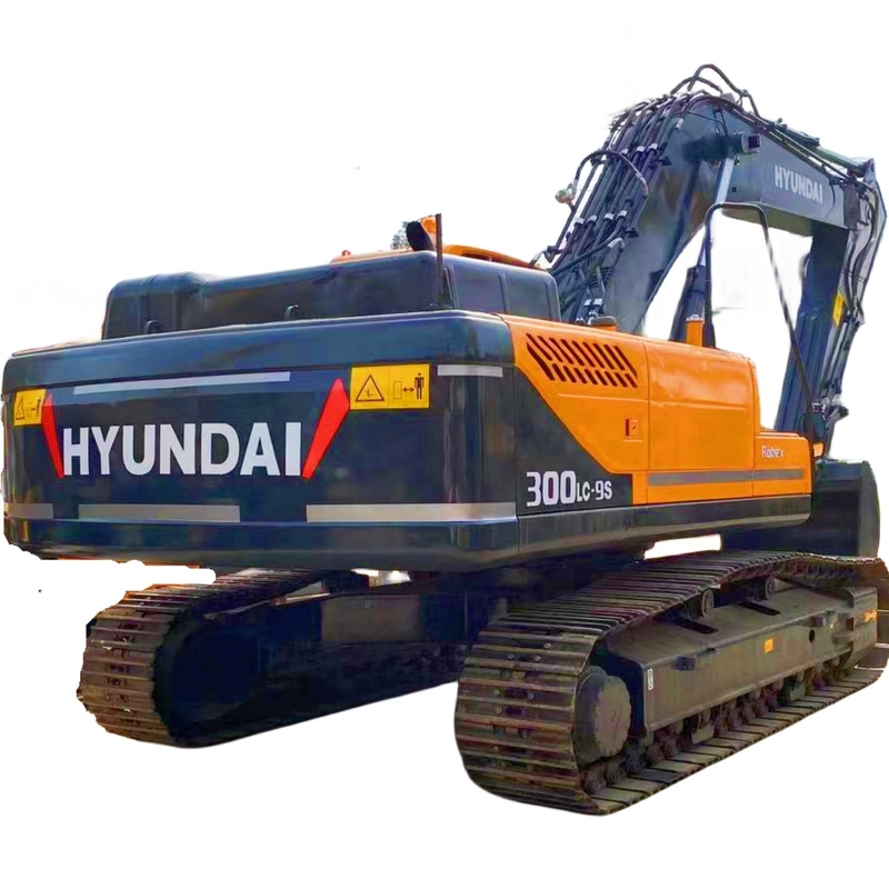 한국 사용된 디거 현대 300LC-9S 오리지널 페인트 완전 수압 시스템 크롤러 발굴기