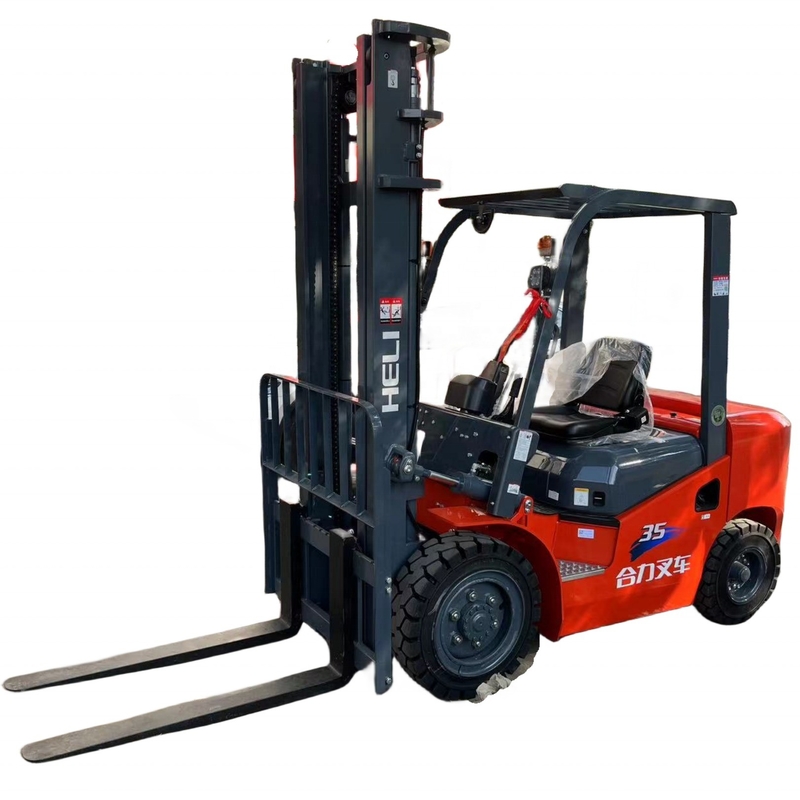 HELI 35 미니 3.5 톤 팔레트 리프팅 트럭 소 작업 시간 및 940mm 포크 폭