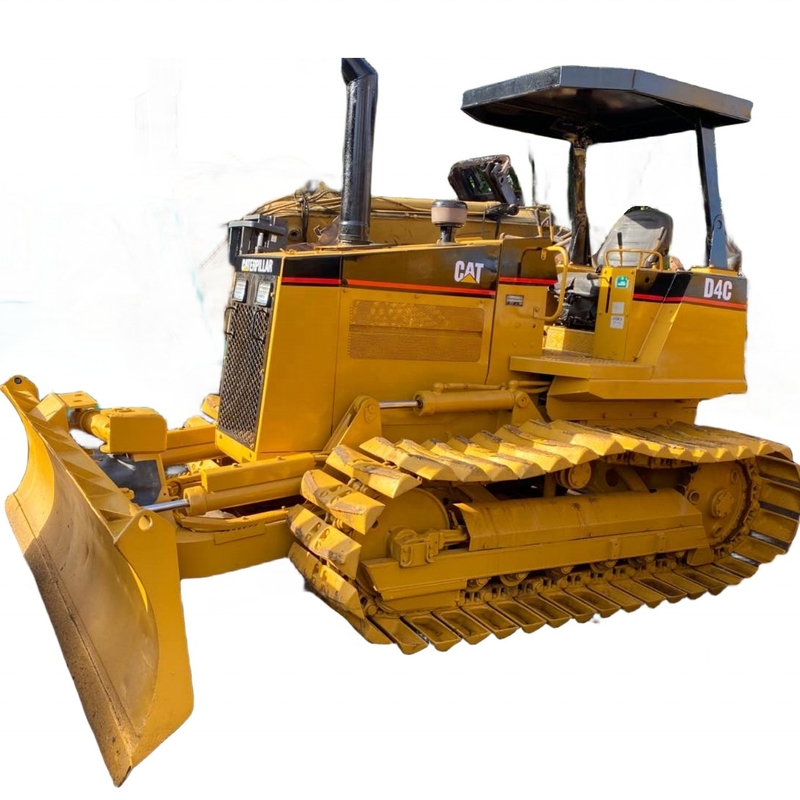 CATERPILLAR 20톤 사용 된 볼도저 D4C 건축 공사용 일본 오리지널 페인트