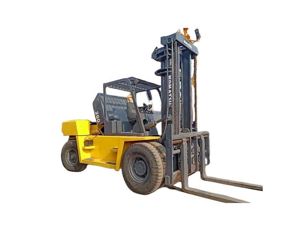 20 톤 디젤 포크리프트 KOMATSU FD200 건설자재 상점의 컨테이너 취급용