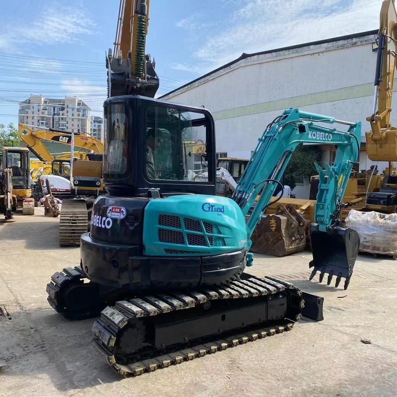 2021년 코벨코 SK55R 원본 엔진과 좋은 상태의 5톤 부착기 상하이