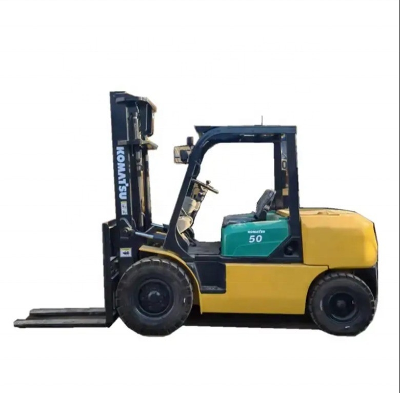 5톤 디젤 미니 포크리프트 KOMATSU FD50 컨테이너 승강차 제조 공장